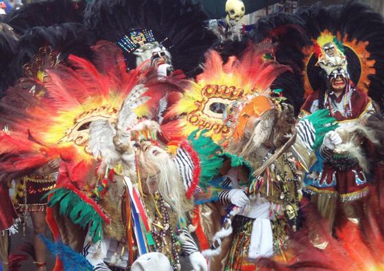 Boliwijski karnawał - Tancerze Tobas