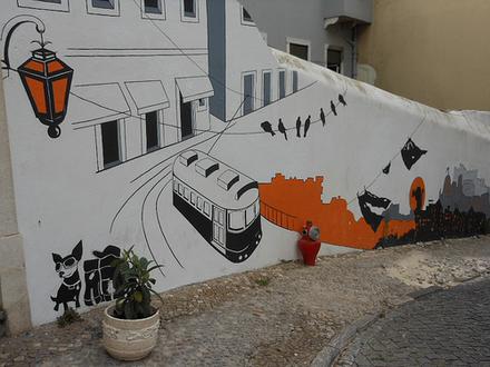 Tramwaj inspiracją dla lizbońskiej sztuki ulicznej