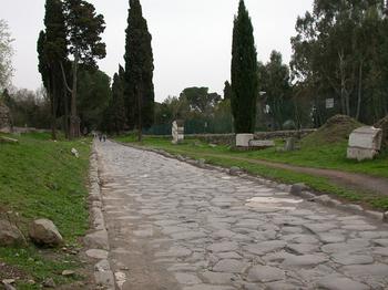 Fragment Via Appia obecnie