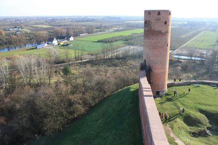 Widok z wieży w Czersku
