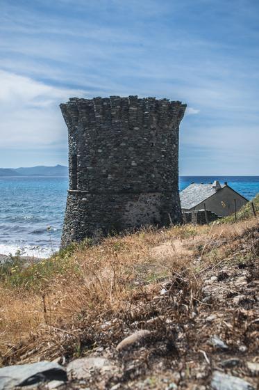 Wieża na stronie zachodniej, Cap Corse, Korsyka