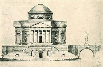 Projekt konkursowy Świątyni Opatrzności Jakuba Kubickiego, 1792 r.