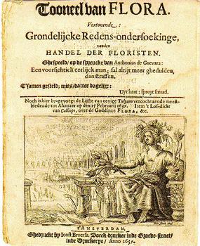 Pamflet na tulipmanie z 1637 r.