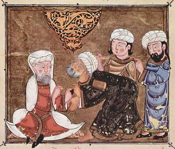 Sąd u kadiego- arabski manuskrypt z 1334 r