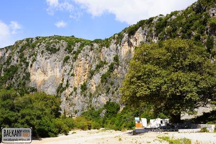 Skały Gjipe - główny region wspinaczkowy Albanii 