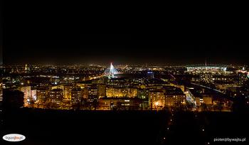 Wieczorne panoramy Warszawy