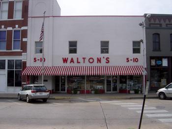 Pierwszy sklep Waltona w Bentonville (Arkansas, USA)