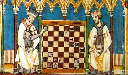 Templariusze grający w szachy