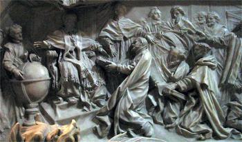 Inskrypcja na grobie papieża Grzegorza XIII