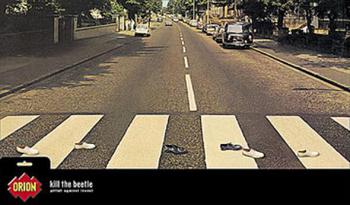 Kultowa Abbey Road w reklamie