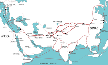 Mapa Szlaku Jedwabnego