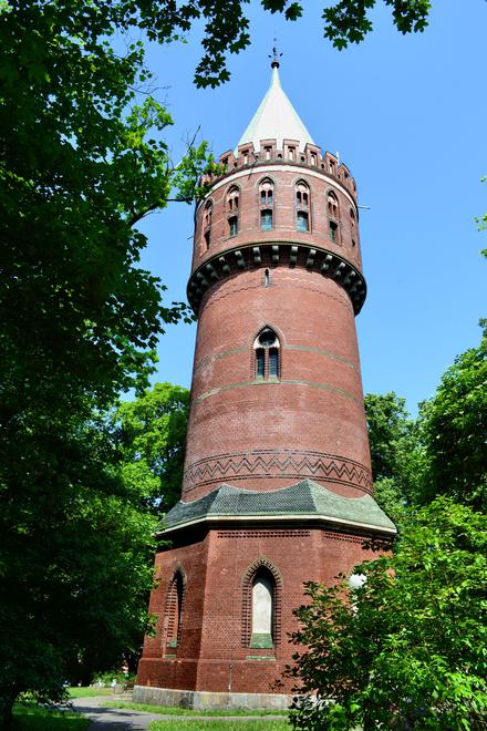 Najwyższa wieża ciśnień w Polsce - Park Chrobrego, Stargard Szczeciński.