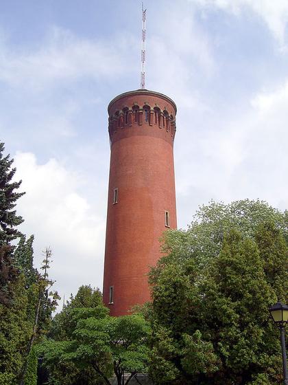 Wieża ciśnień - element filtrów Lindleya