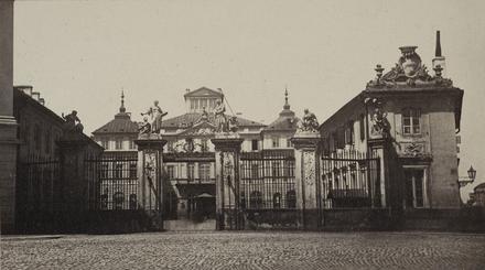 Pałac Brühla w 1862. 