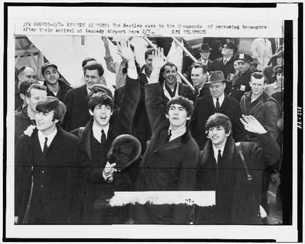 The Beatles, Kennedy Airport, February 1964