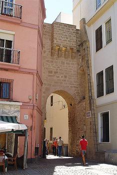 Średniowieczna brama wjazdowa do miasta -Arco de la Rosa. 