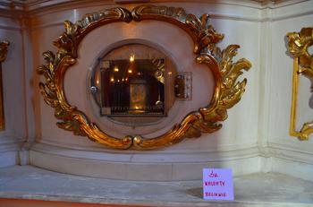 Relikwie św. Walentego w kościele farnym w Chełmnie