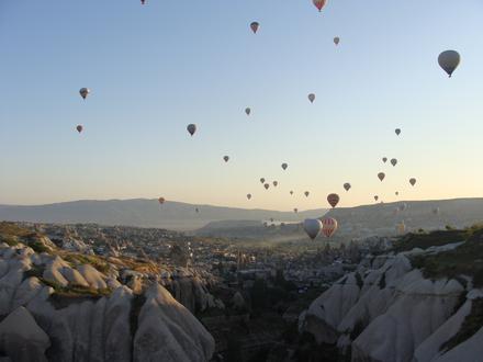 Lot balonem nad Kapadocją, Turcja