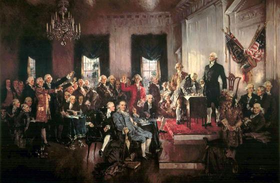 Waszyngton przewodniczy obradom Konwencji Konstytucyjnej