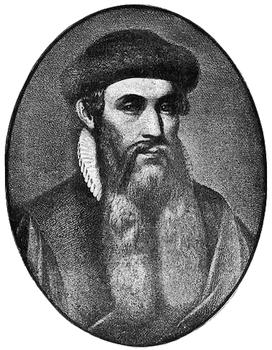 Portret Johannesa Gutenberga.