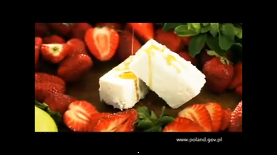 Reklama polskiego jedzenia w CNN.