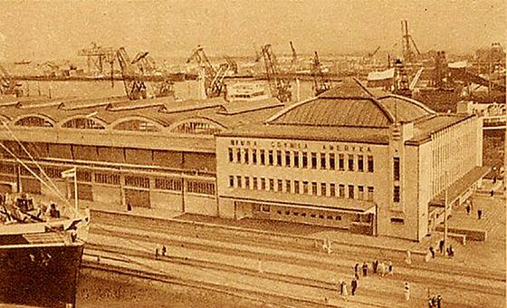 Dworzec Morski w Gdyni, lata 30. XX wieku