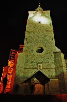 Kościół w Lesku od wieży